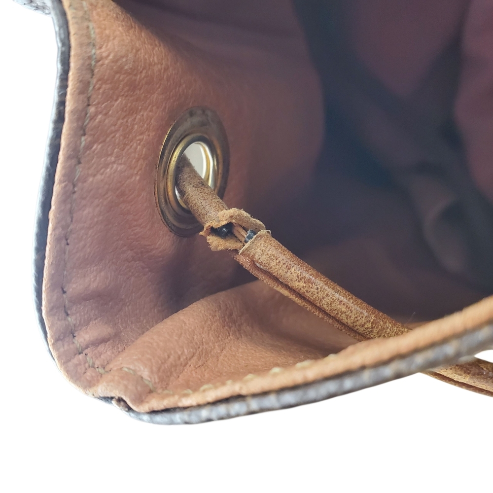 Authentic Celine Macadam Coated Canvas Fabric Strap Medium Backpack - Picture 15 of 16